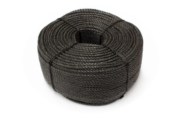 Black Edging Rope - 250m Bulk Roll