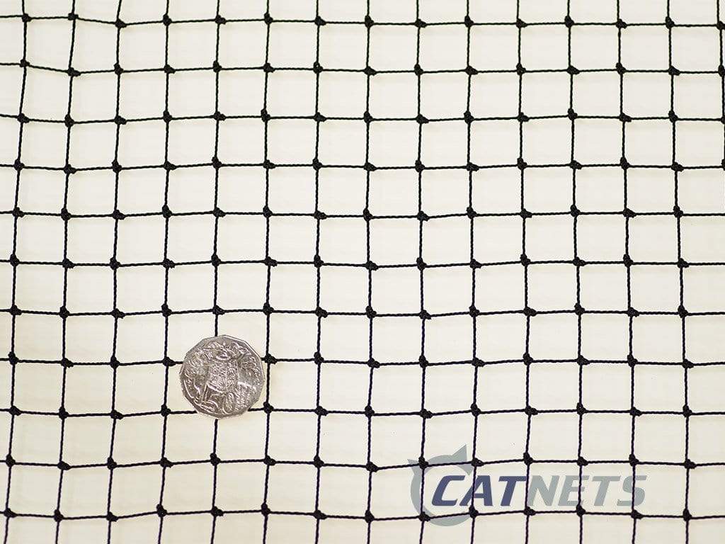 Catnets Cat Netting (bulk roll SPECIALS) Cat Netting 10m x 10m Black