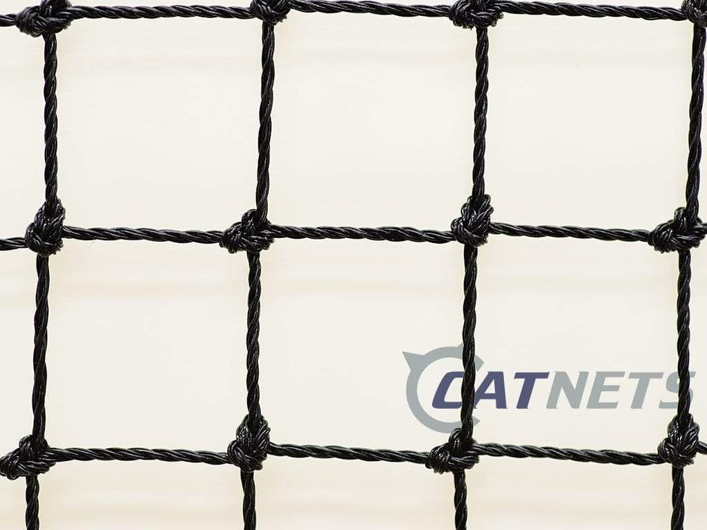 Catmax Netting Cat Netting (by-the-metre) Black – Catnets New Zealand