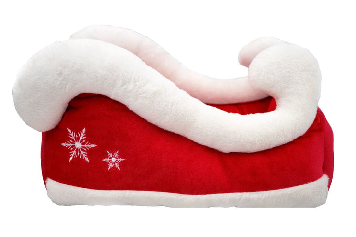 Catnets Festive Santa Sleigh Bed