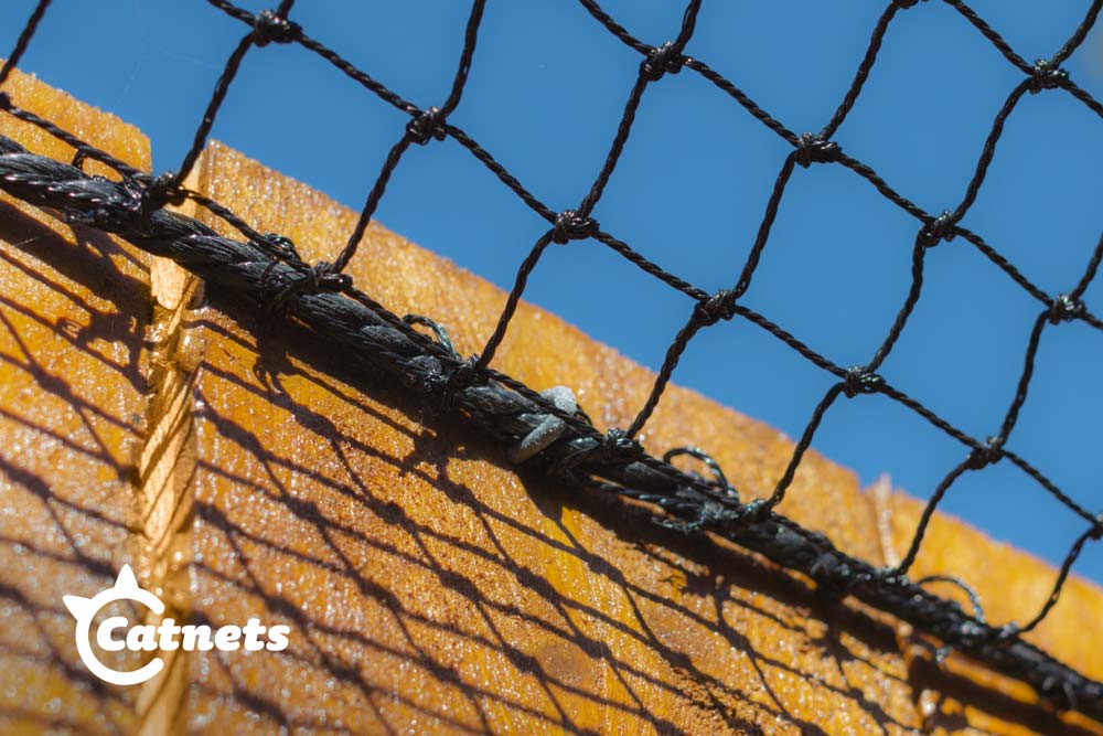 Catnets Edging Rope (Black or Stone) Black Black : 5mm Edging Rope :: 12.5m Bulk Roll