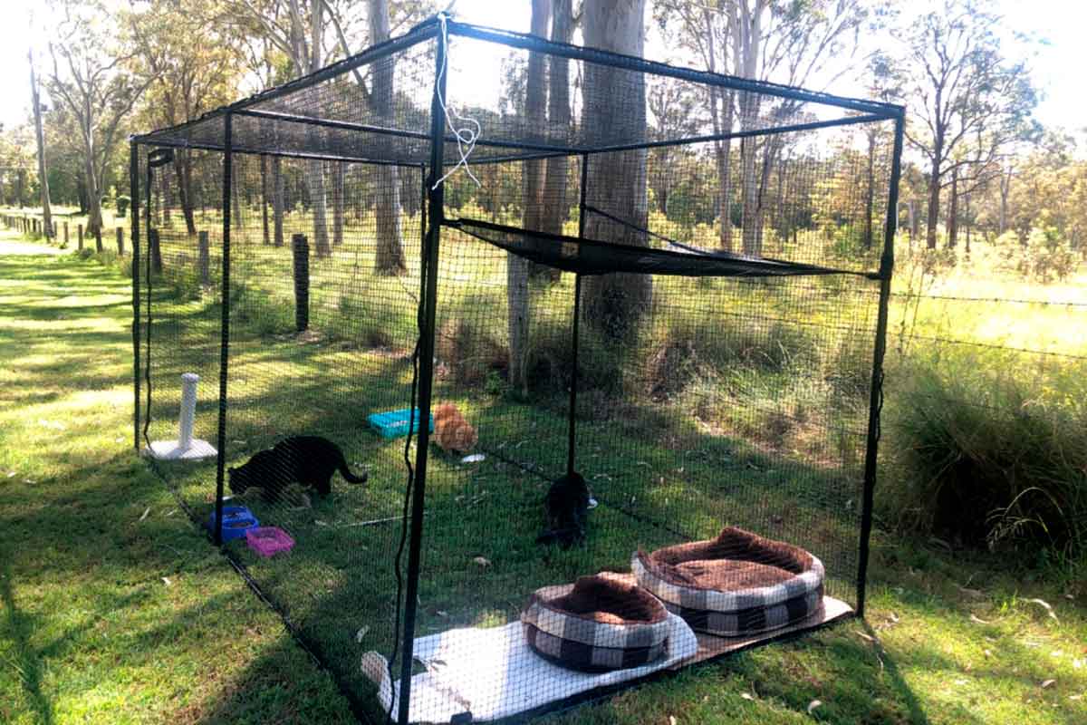 Double Size 3.6m Free-Standing Cat Enclosure