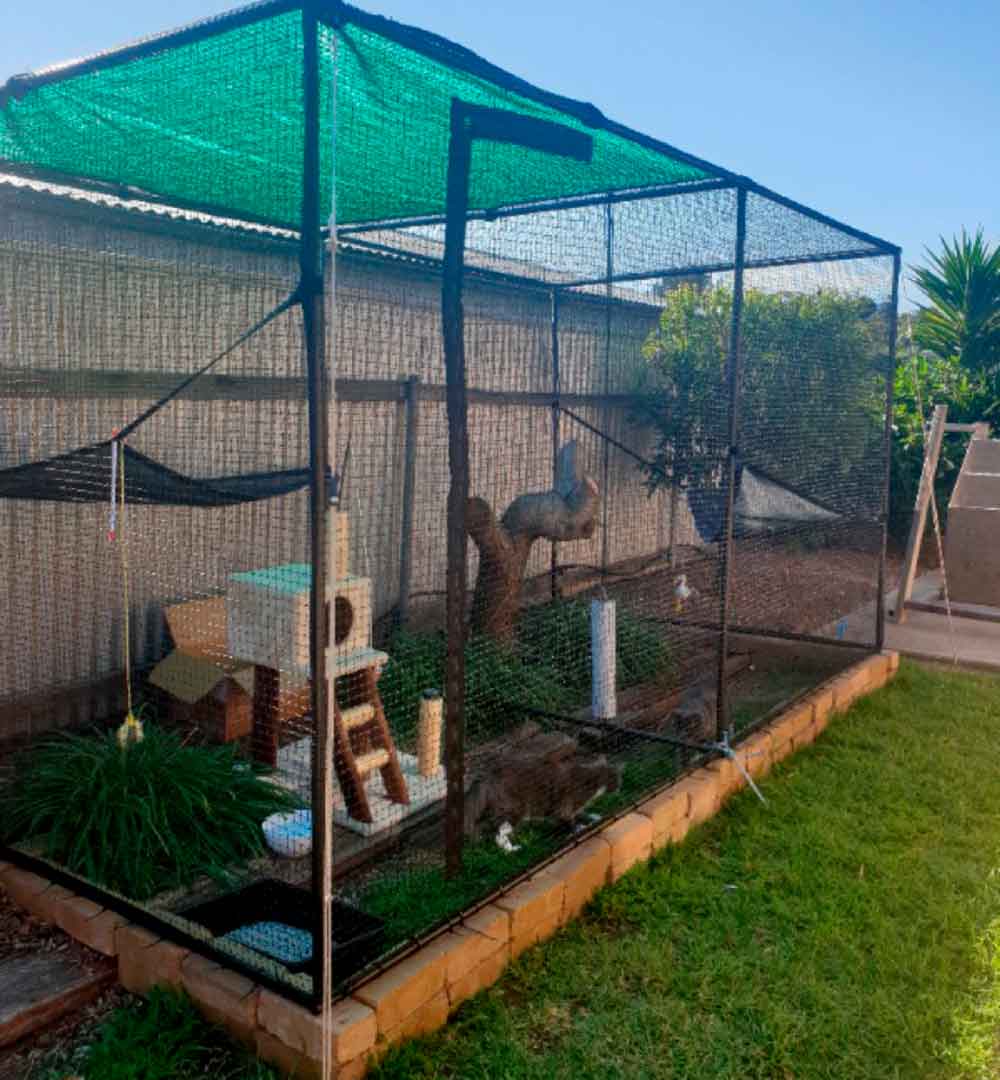 Double Size 3.6m Free-Standing Cat Enclosure
