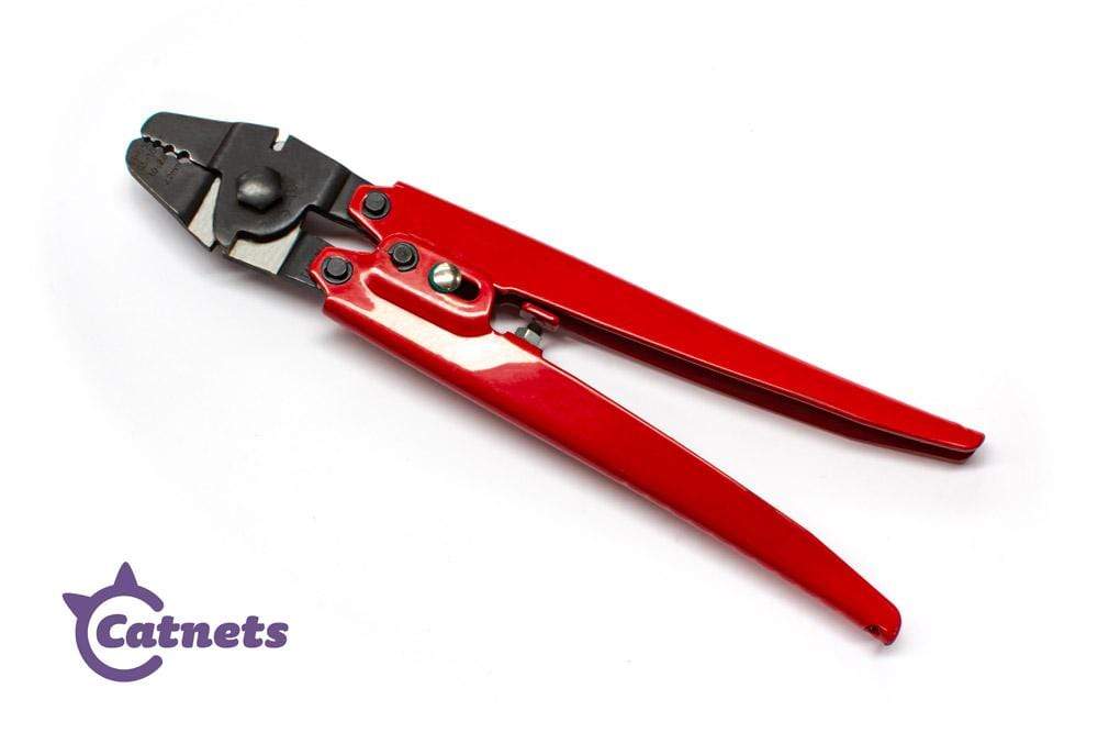 Catnets WIRE ROPE FASTENING & CLIPS Crimping Pliers + Alum Crimps 100pk